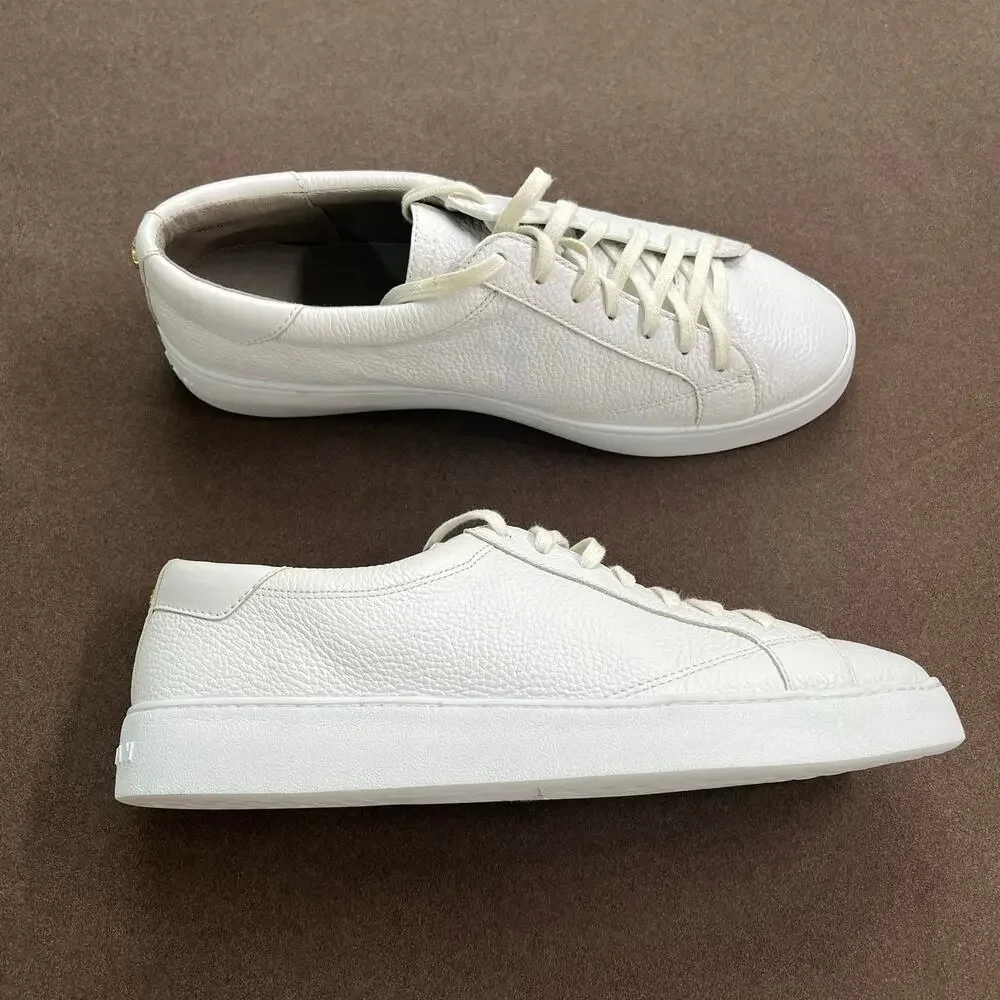 Cole Haan White Leather Low-Top Sneakers